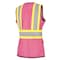 Pioneer Ladies Mesh Back Vest, Pink, Medium V1021840U-M - alternate 3